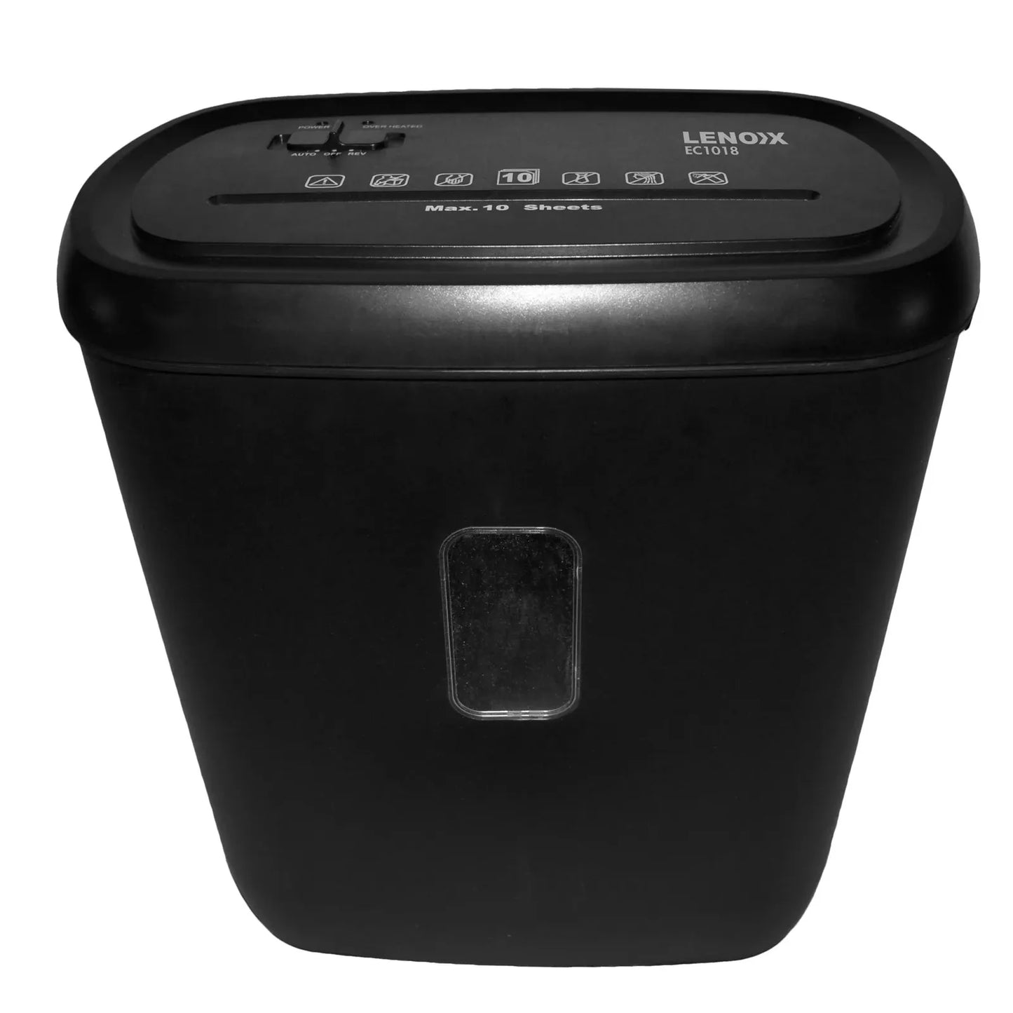 Lenoxx 10-Sheet Cross-Cut Paper Shredder - EC1018