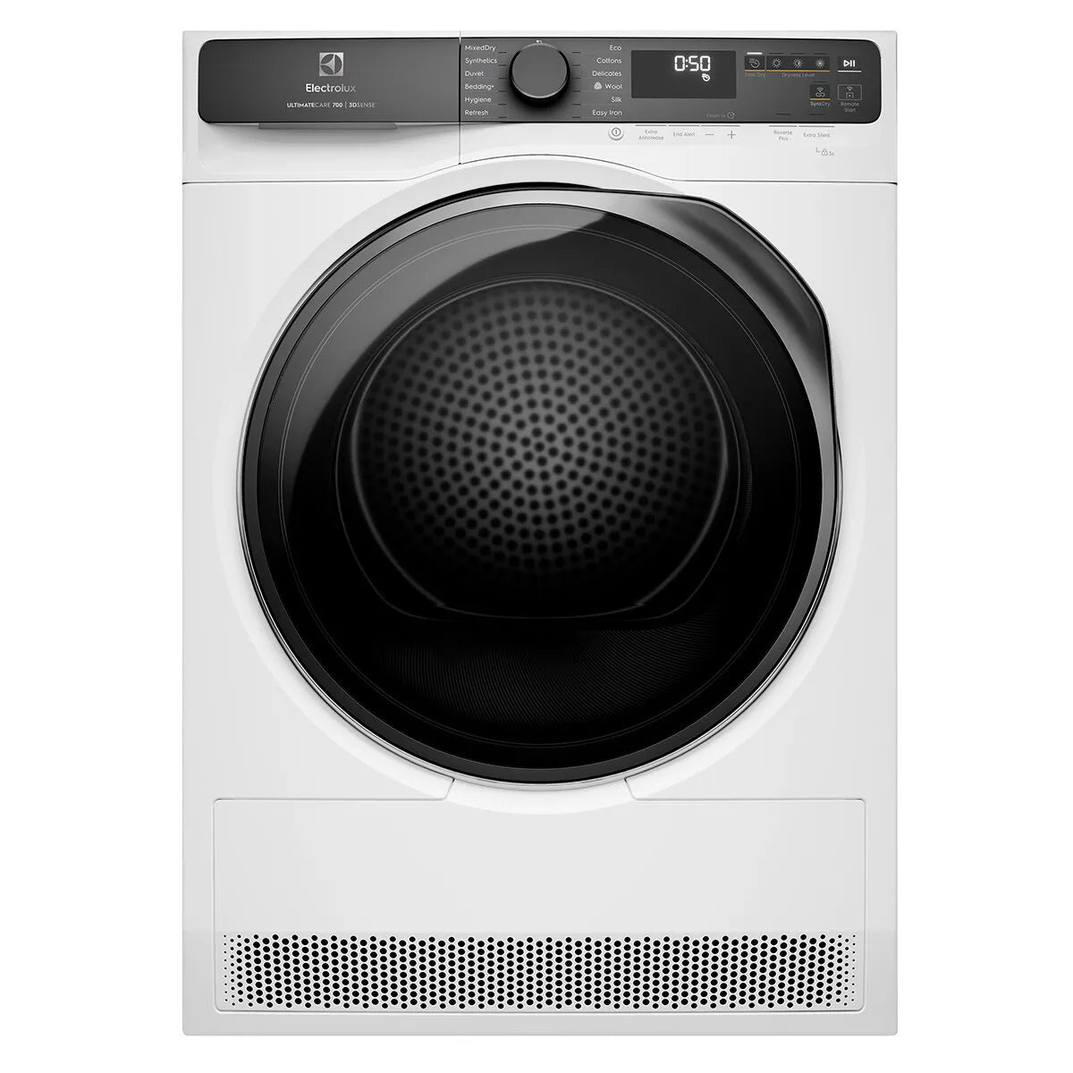 Electrolux 9kg UltimateCare 700 Heat Pump Dryer with 3D Sense - White EDH903R7WC