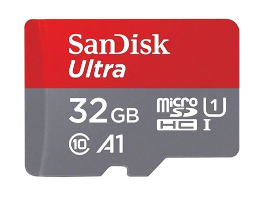 SanDisk Ultra 32GB microSD SDHC SDXC UHS-I Memory Card 120MB/s Full HD Class 10 Speed Google Play Store App for Android Smartphone Tablet >16GB, SDSQUA4-032G-GN6MN