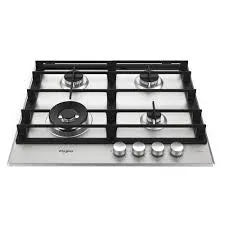 Whirlpool 60cm 4-Burner Gas Cooktop Stainless Steel with i-Xelium Coating - GMWL628IXLAUS