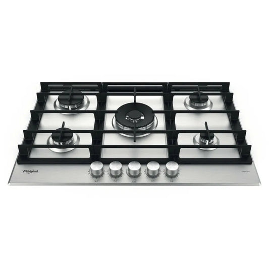 Whirlpool 75cm 5-Burner Gas Cooktop Stainless Steel with i-Xelium Coating - GMWL758IXLAUS