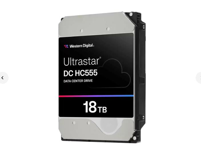 Western Digital WD Ultrastar 18TB 3.5' SAS HC555 Data Center HDD Storage, 0B47747