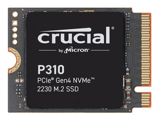 Micron (Crucial) Crucial P310 2TB M.2 2230 NVMe SSD 7100/6000 MB/s 1M IOPS 440TBW 2M MTTF for MS Surface Pro Valve Steam Deck Asus Rog Ally Lenovo Legion Go MSI Claw, CT2000P310SSD2