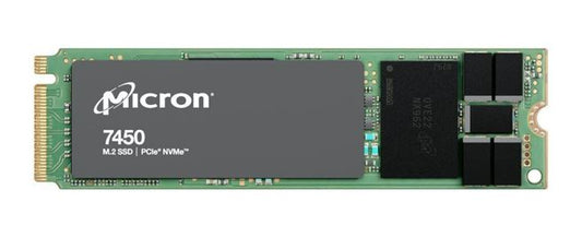 Micron (Crucial) Micron 7450 Pro 480GB Gen4 NVMe Enterprise SSD 2280 M.2 5000/700 MB/s R/W 280K/40K IOPS 800TBW 1DWPD 2M hrs MTTF-Ex-demo box damaged, MTFDKBA480TFR-1BC1ZABYYR