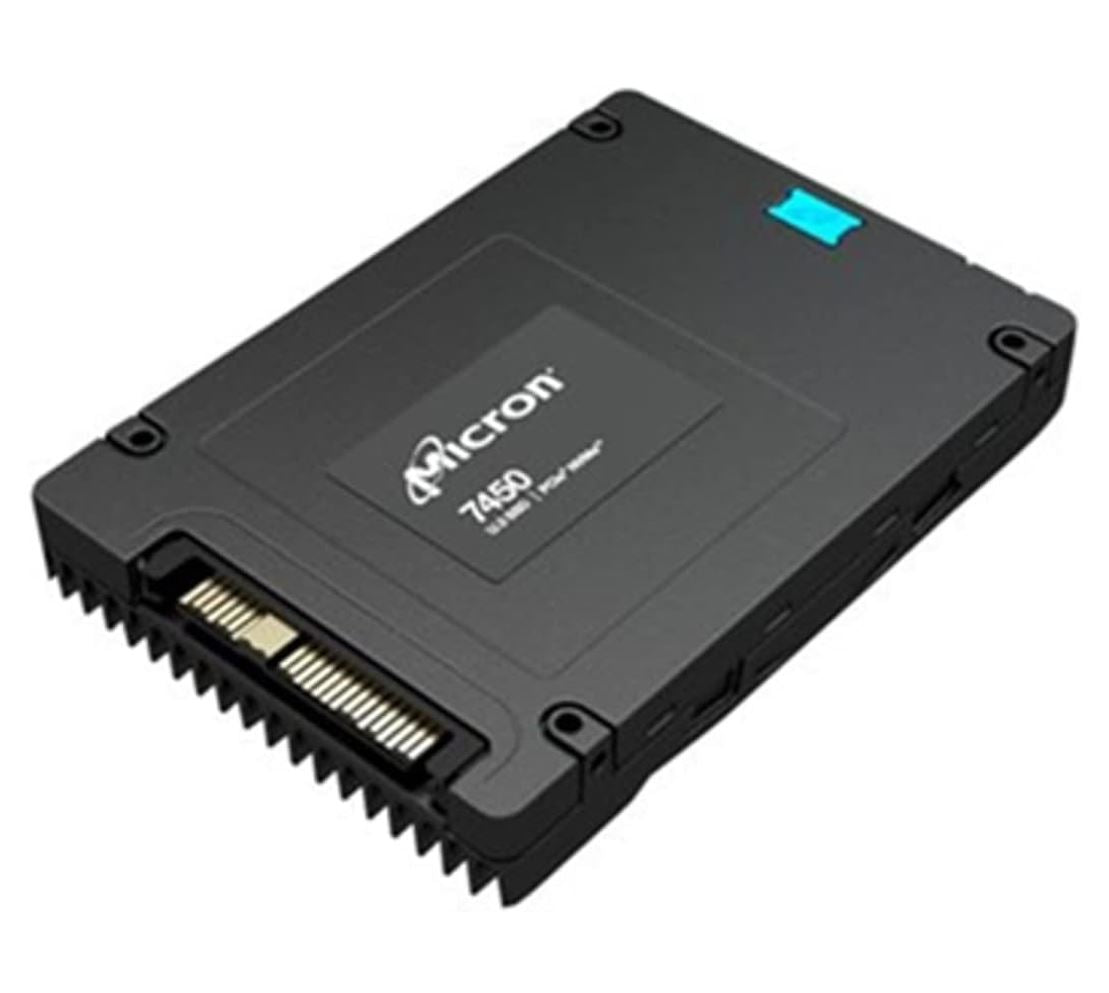 Micron (Crucial) Micron 7450 Pro 1.92TB Gen4 NVMe Enterprise SSD U.3 6800/2700 MB/s R/W 800K/190K IOPS 365000TBW 1DWPD 2M hrs MTBF Server Data Centre 5yrs, MTFDKCB1T9TFR-1BC1ZABYYR