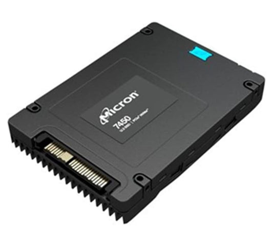 Micron (Crucial) Micron 7450 Pro 1.92TB Gen4 NVMe Enterprise SSD U.3 6800/2700 MB/s R/W 800K/190K IOPS 365000TBW 1DWPD 2M hrs MTBF Server Data Centre 5yrs, MTFDKCB1T9TFR-1BC1ZABYYR