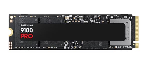 Samsung 9100 PRO 1TB PCIe Gen5 NVMe SSD 14700MB/s 13300MB/s R/W 1850K/2600K IOPS 600TBW 1.5M hrs V-NAND TLC AES 256-bit Encryption 5yr wty, MZ-VAP1T0BW