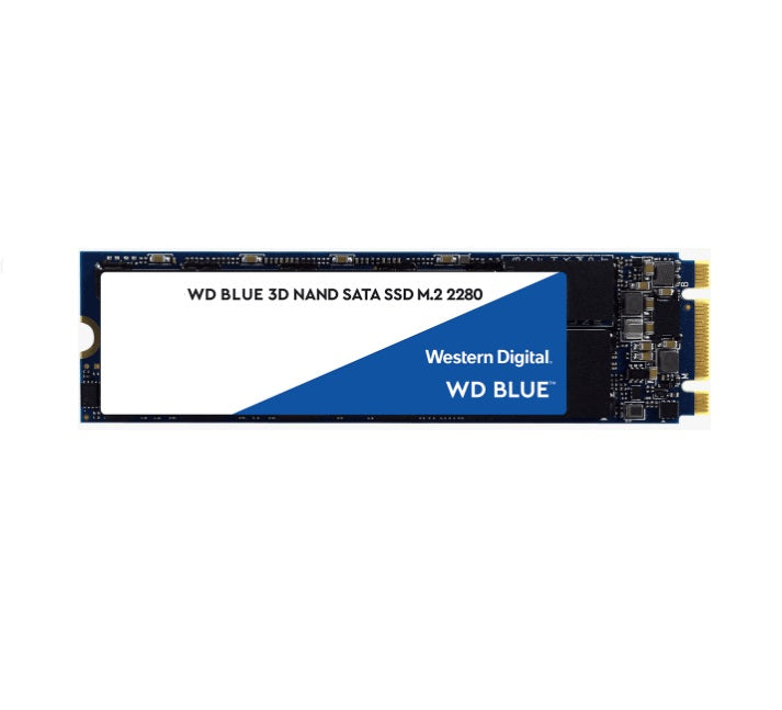 Sandisk Western Digital WD Blue 1TB M.2 SATA SSD 560R/530W MB/s 95K/84K IOPS 400TBW 1.75M hrs MTTF 3D NAND 7mm 5yrs, WDS100T3B0B-00AXS0