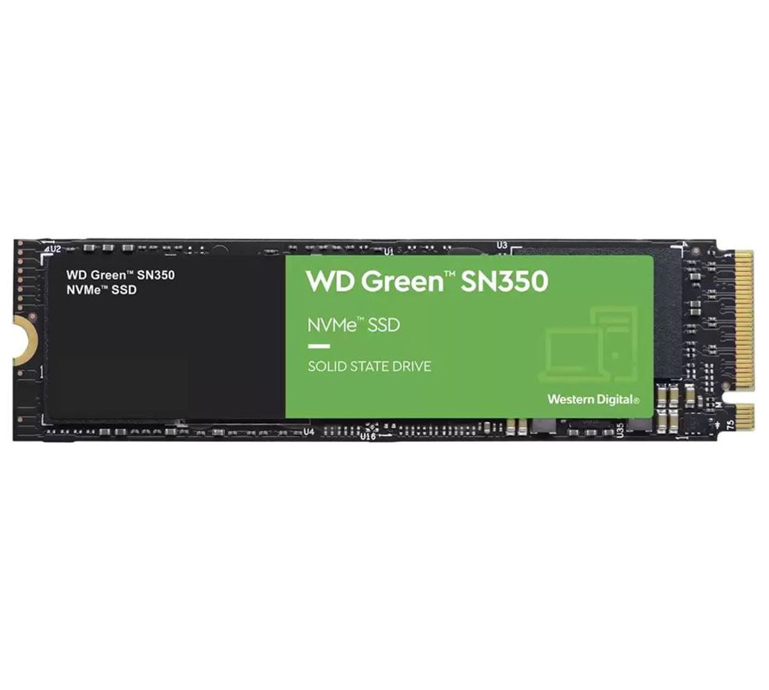 Sandisk Western Digital WD Green SN350 2TB M.2 NVMe SSD 3200MB/s 3000MB/s R/W 340K/380K IOPS1M hrs MTTF 3yrs wty (LS), WDS200T3G0C-00AZL0