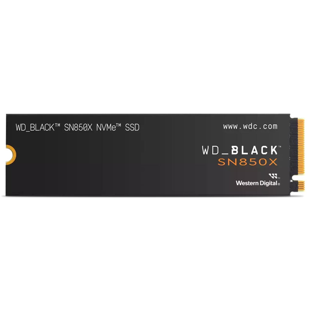 Sandisk Western Digital WD BLACK SN850X NVMe SSD - 8TB, Without Heatsink M.2 2280, 7200MB/s 6600MB/s R/W 1200K/1200K IOPS PCIe Gen4 x4 5yrs, WDS800T2X0E-00CDD0