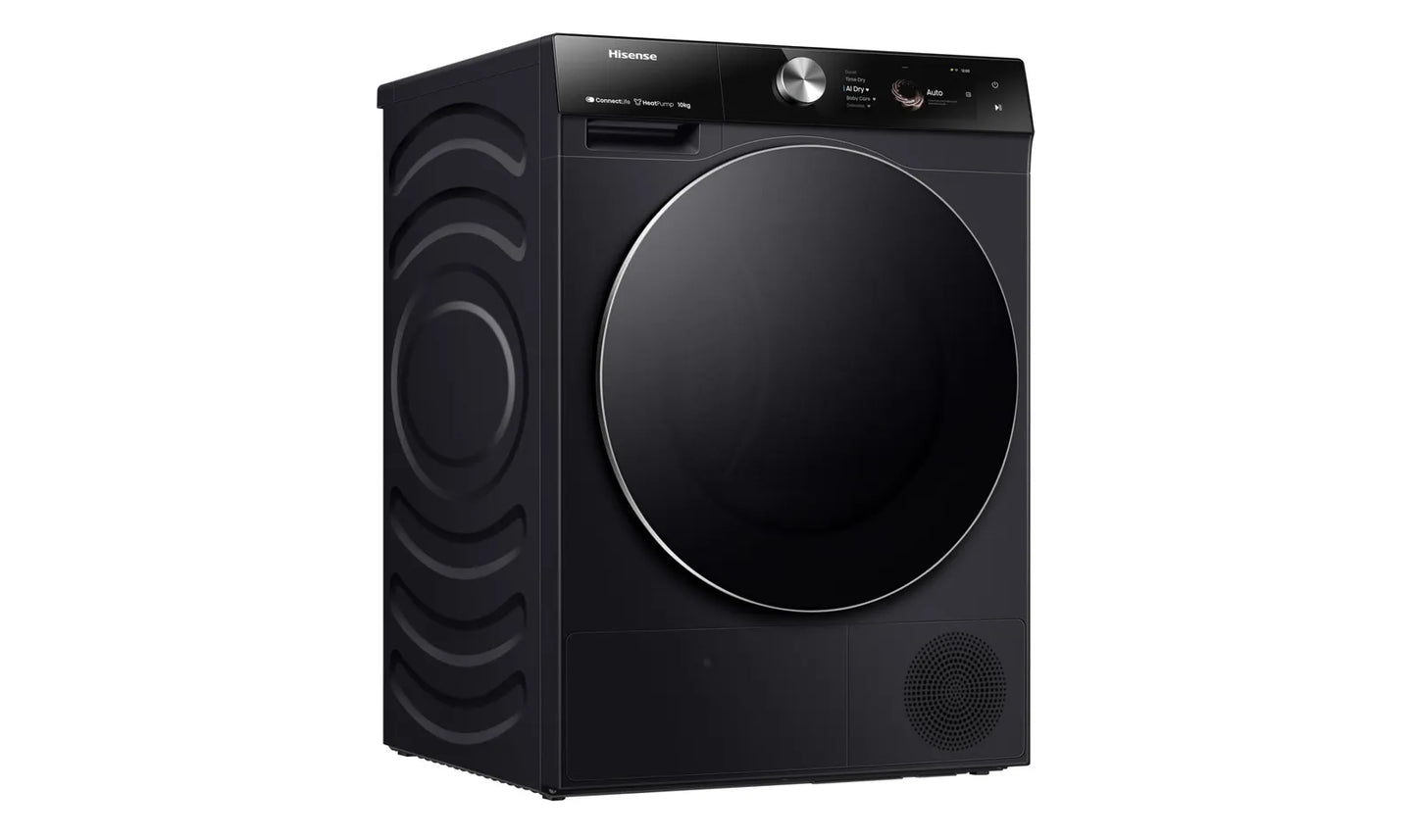 Hisense 10kg Series 9 Heat Pump Dryer Charcoal Black HDFS10HPB
