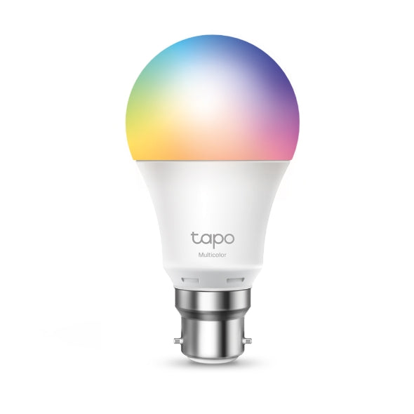 TP-Link Tapo L530B Smart Wi-Fi Light Bulb, Bayonet Fitting, Multicolour (B22 / E27), No Hub Required, Voice Control, Schedule & Timer