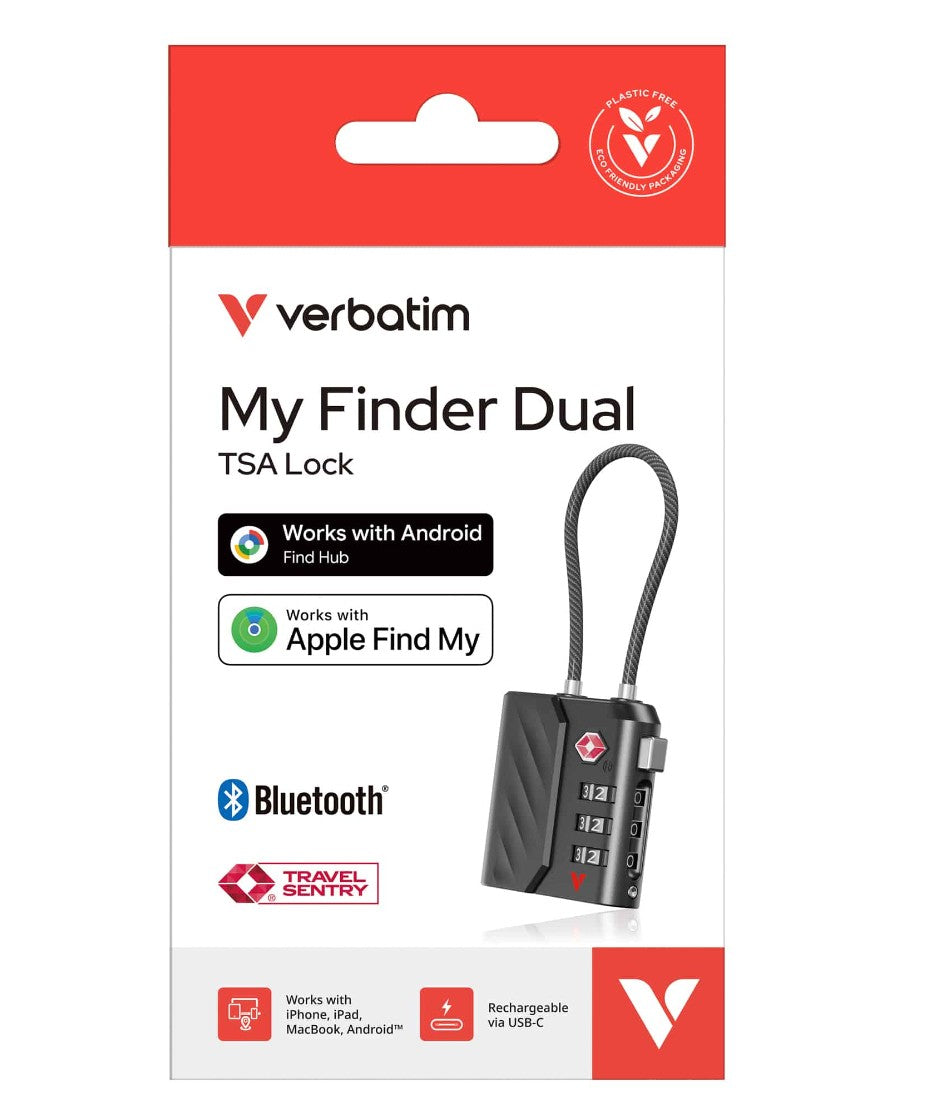 Verbatim My Finder Dual Channel TS Lock - Black, 30169