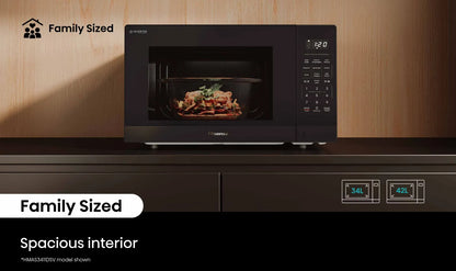 Hisense 34L 1100W Inverter Microwave - Black HMAS3411BMV