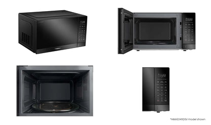 Hisense 34L 1100W Inverter Microwave - Black HMAS3411BMV