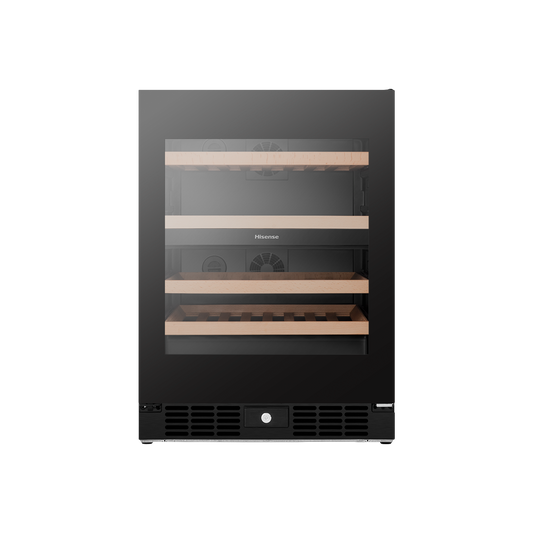 Hisense 46 Bottle Dual-Zone Wine Cabinet Black HRWC46B