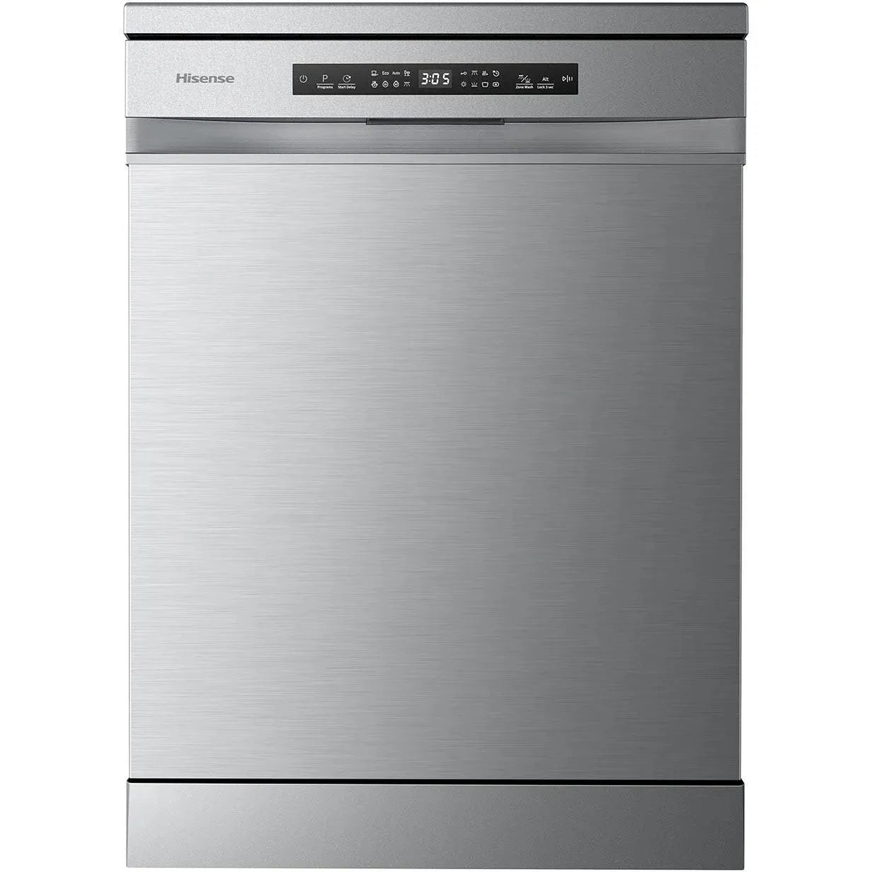 Hisense 60cm Freestanding Dishwasher 14 Place Settings Stainless Steel - HSCE14FS