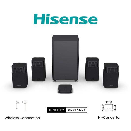 Hisense 4.1.2ch Home Theatre System with Dolby Atmos - HT-SATURN