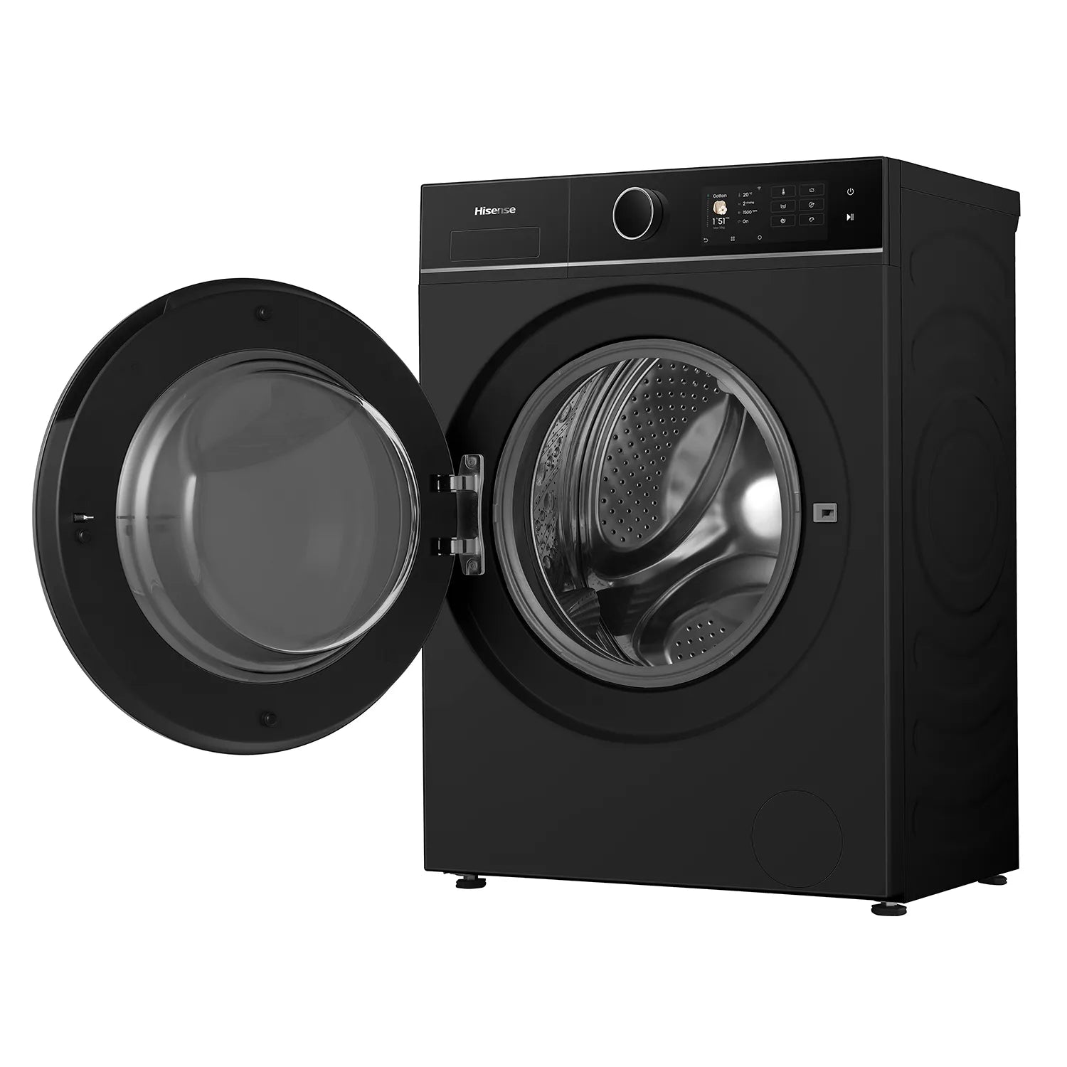 Hisense 10kg Series 8i Front Load Washing Machine Black HWF8I1015BX