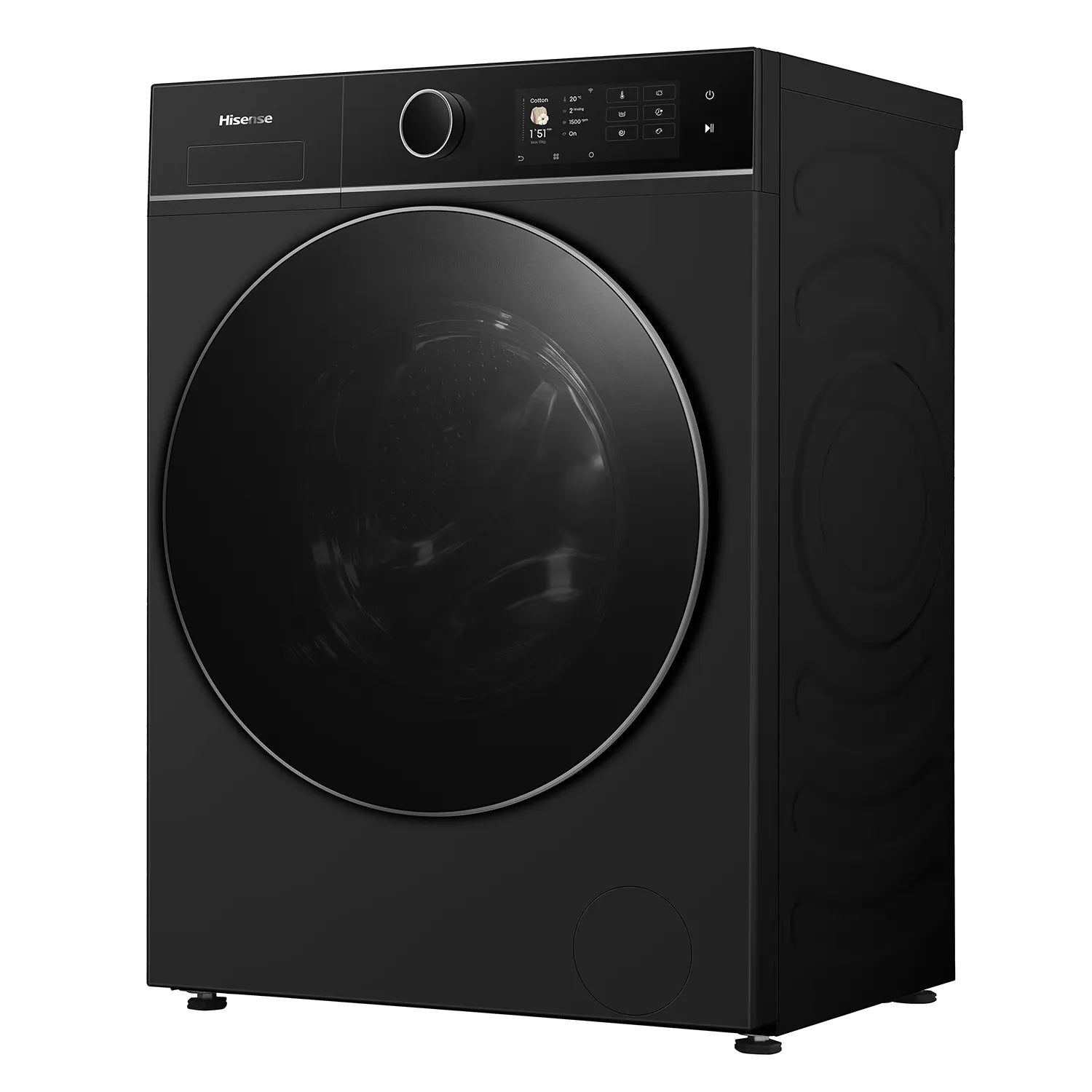 Hisense 10kg Series 8i Front Load Washing Machine Black HWF8I1015BX