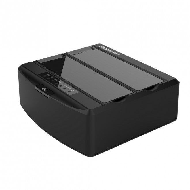 Simplecom SD312 Dual Bay USB 3.0 Docking Station for 2.5' and 3.5' SATA Drive, SD312-BLACK