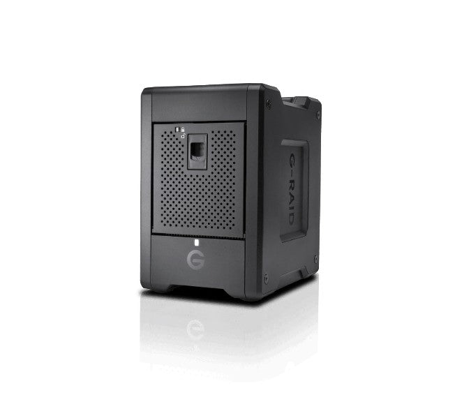 Western Digital (LS)Western Digital G-RAID SHUTTLE 4 96TB APJP, Thunderbolt 3, USB 3.2 Gen 2x1, Ultrastar 7200 RPM, DTR Up to 700MB/s read and 850MB/s write, 5 Y Wty, SDPH34H-096T-SBAAB