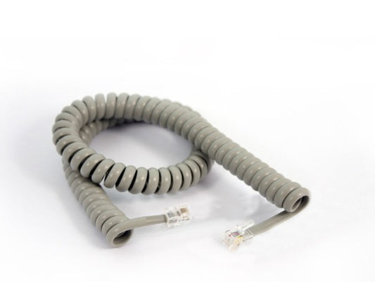 Fanvil curly cord for V67/V65 series headset, curve，gray, LCDAA100019A0
