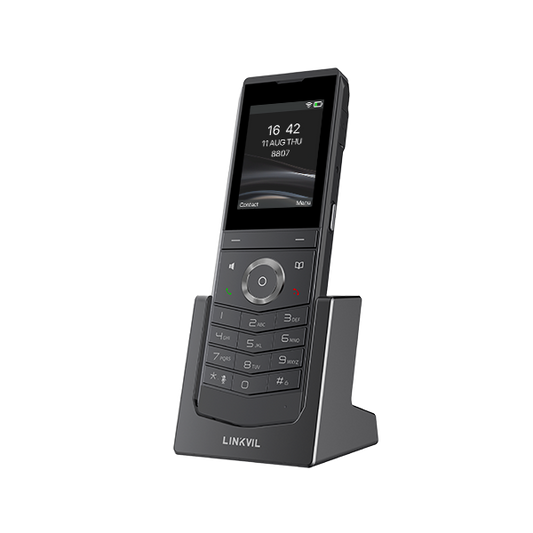 Fanvil Linkvil W611W Portable Wi-Fi Phone 2.4' Color Screen, Support Dual-band Wi-Fi, Up To 9 Hours Talk Time, Waterproof& Dustproof