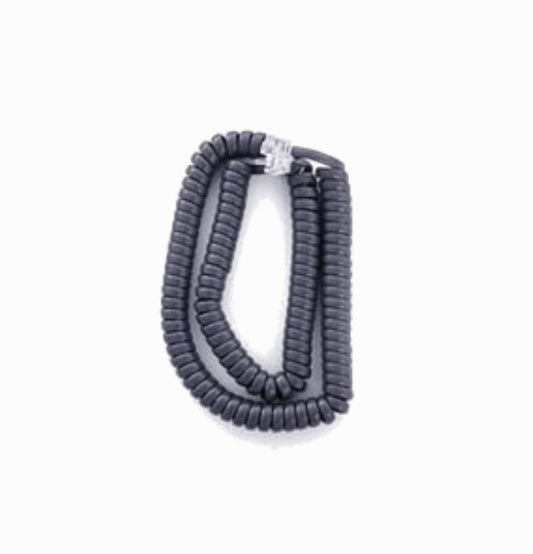 Fanvil curly cord for XU series headset, curve，black, LCDAA100001A0