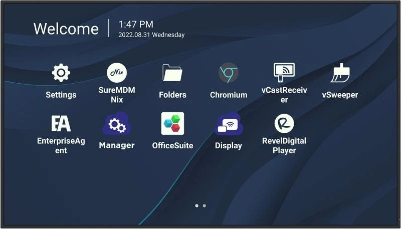 ViewSonic Commercial ViewSonic CDE8630 86' 4K Presentation Display, Wireless presentation Single USB-C cable 24/7 video playback Remote management ProAV Portrait display