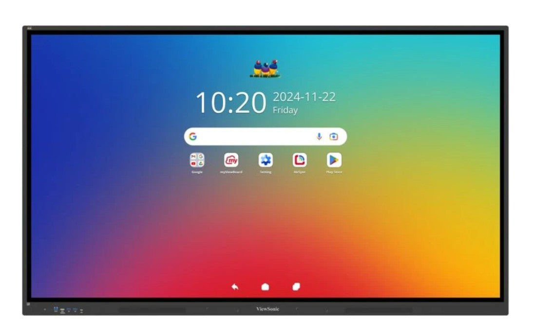 ViewSonic Commercial ViewSonic ViewBoard IFP7534 EDLA Certified ViewBoard 75' 4K Interactive Display, 20% better power efficiency, Android 14 Quad-core CPU & microSD port