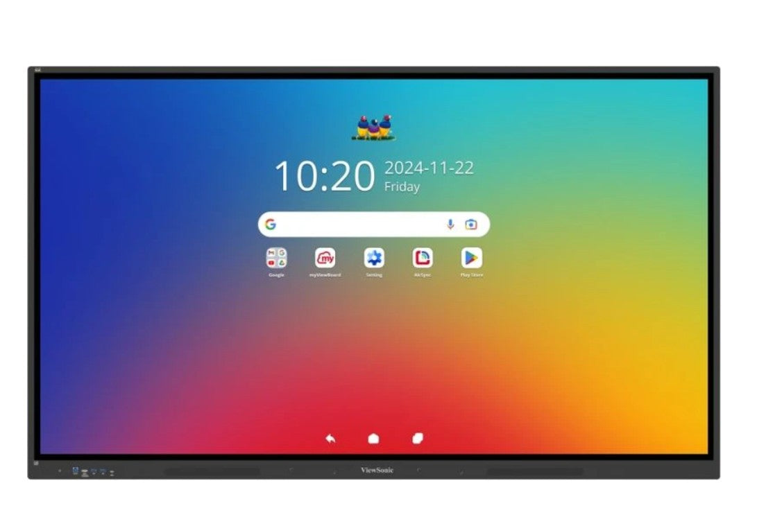 ViewSonic Commercial ViewSonic ViewBoard IFP8634 EDLA Certified ViewBoard 86' 4K Interactive Display, 20% better power efficiency, Android 14 Quad-core CPU & microSD port