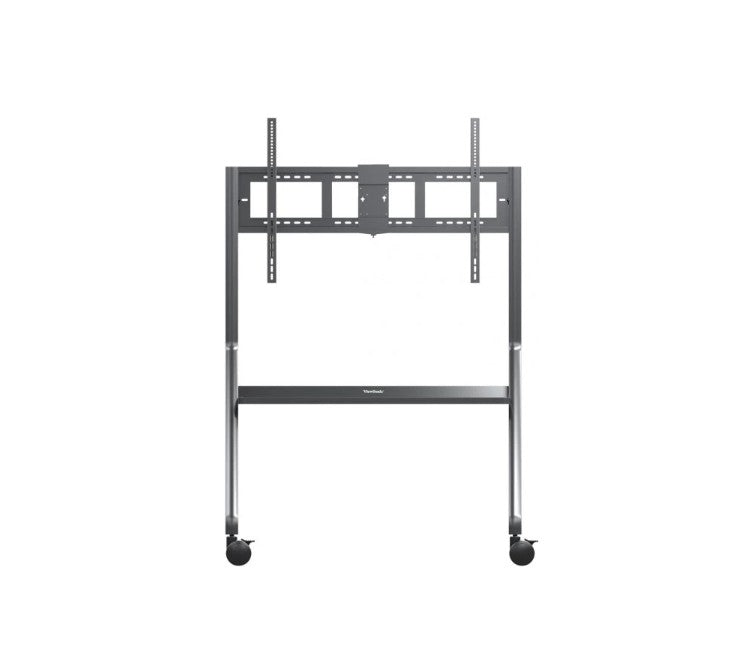 ViewSonic Commercial ViewSonic VB-STND-009 Slim Trolley Cart for 55' to 105' Display, Streamlined, height-adjustable design, 360Â° silent wheels with quick-release brakes