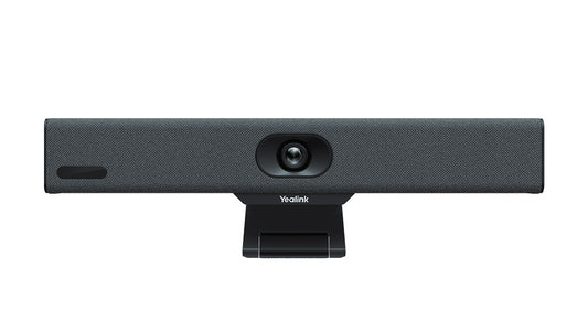 Yealink Meeting Bar A10 Microsoft Teams and Zoom Rooms on Android, Video Collaboration Bar, Small Rooms & Home Offices for 1-5 people, VCR11, A10-010