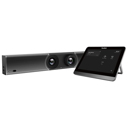 Yealink MeetingBar A30 Microsoft Teams and Zoom Rooms on Android, Medium Room, 10-15 people, CTP18 Touch Panel, Two 4K Cameras, Auto Framing, A30-020