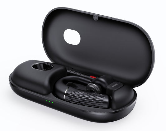 Yealink BH71 Pro USB-C&A Bluetooth Wireless Mono Headset, Carrying Case w/ Built-In Battery (+20hrs), USB-C to USB-A Cable, 10H Talk Time, BH71-P-C/A