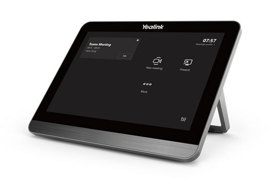 Yealink CTP18 Teams Collaboration Touch Panel, Annotation on Shared Content, Conference Control, Flexible Deployment, 8-Inch Touch Screen, CTP18-STD