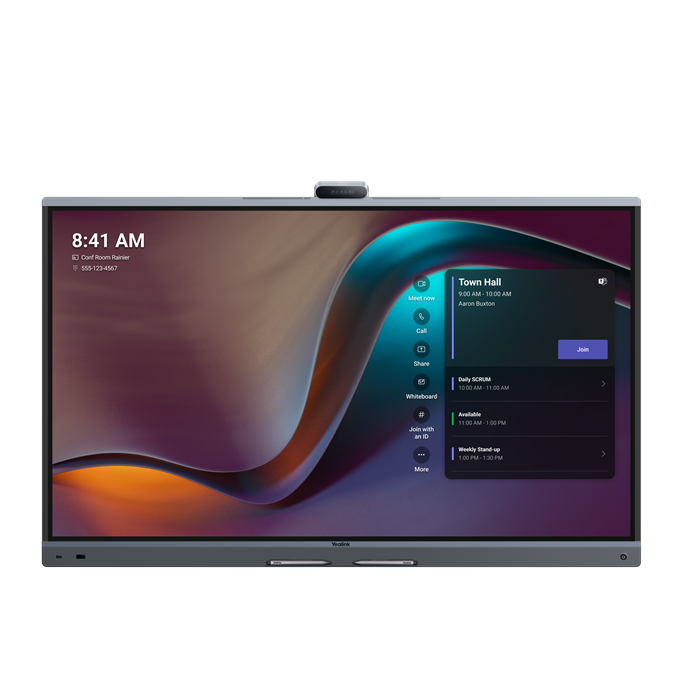 Yealink YealinkMB75Pro-A02 75'' MeetingBoard Microsoft Teams on Android, Triple-eye Camera System (3*50MP), Floorstand & Wallmount not included, Android 13.
