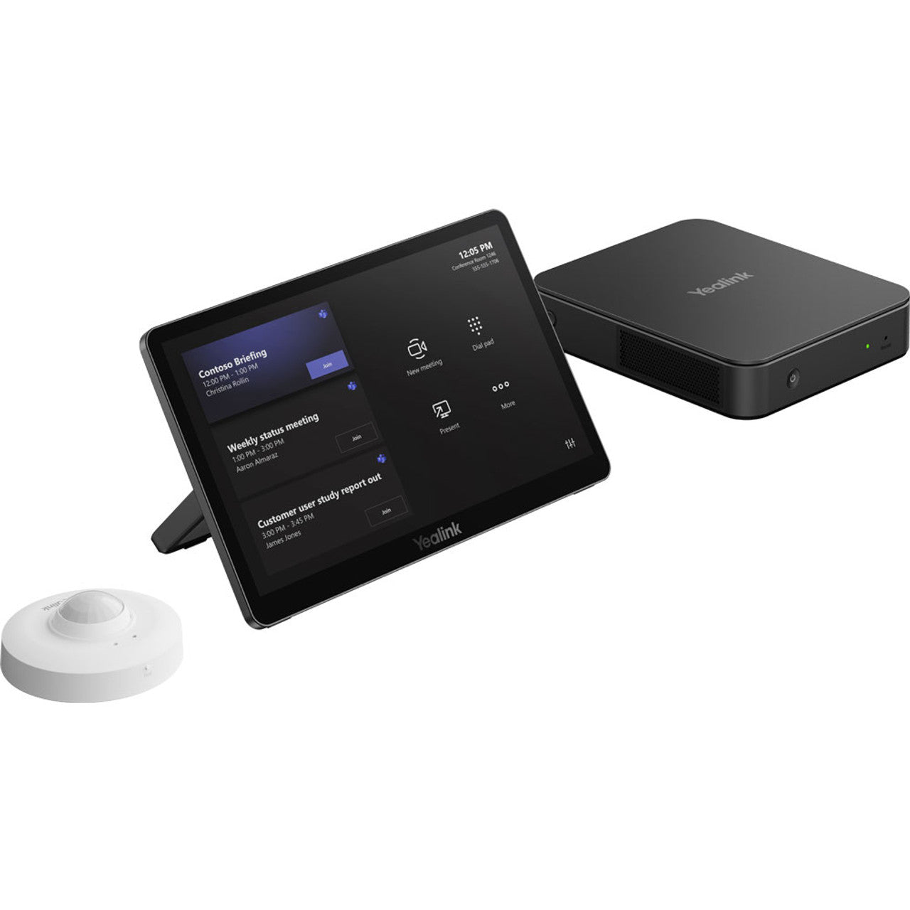 Yealink MCore PRO, Mtouch-E2 for Microsoft Teams Rooms, MCORE Pro Mini PC, 8-inch IPS screen, 11th Gen Intel Core i5, MCoreKit-C5-MS