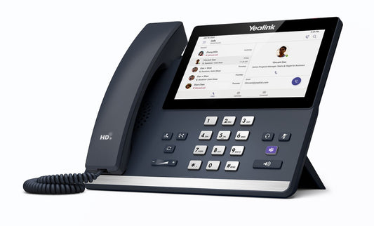 Yealink MP56 E2 Teams IP Phone, Android 13, Mid-level, Teams and Skype Compatible, 7-inch touchscreen, HD Audio, Teams button, Supports Office 365, TEAMS-MP56-E2