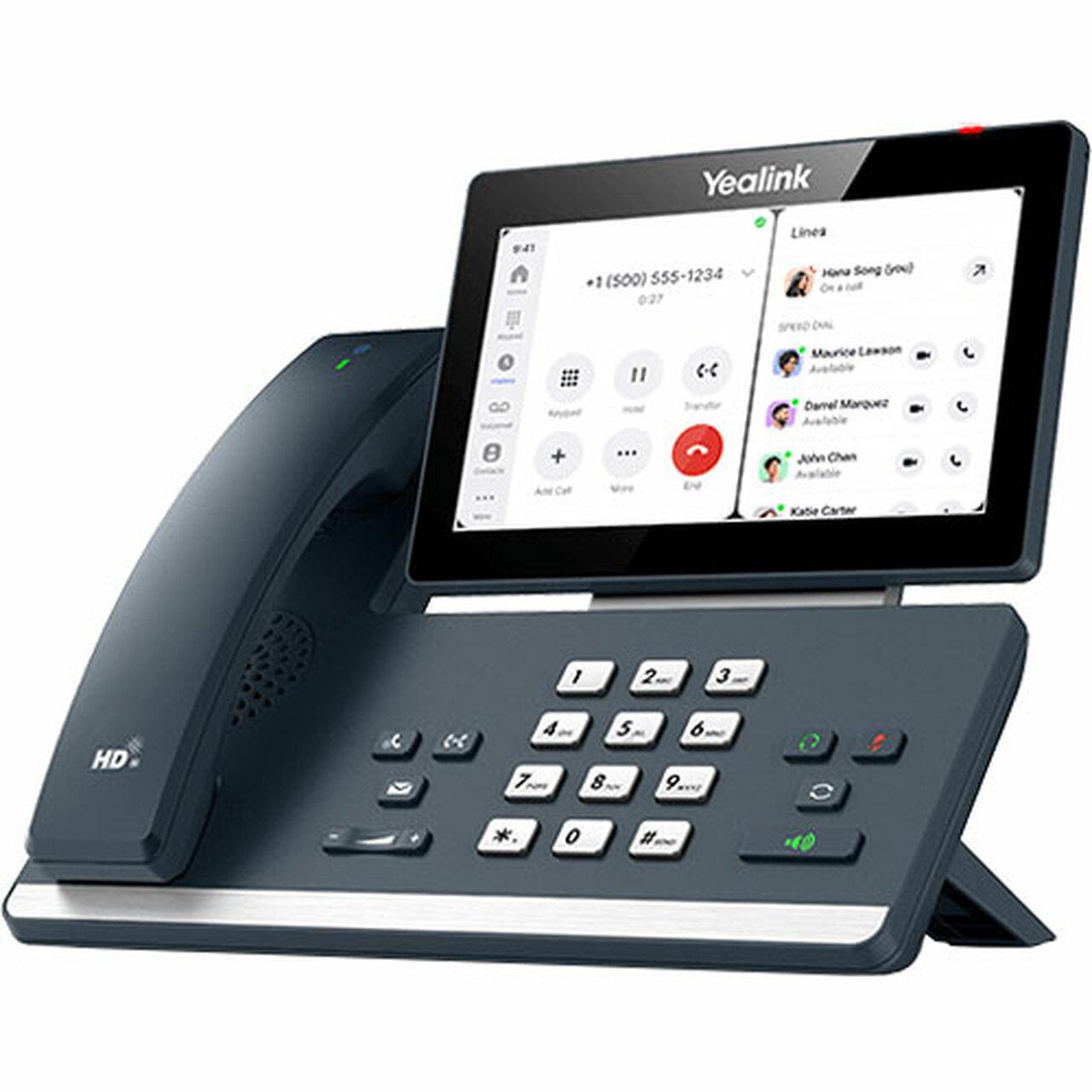 Yealink MP58 Zoom Edition Android 9.0 Phone, 7' Colour Touch Screen, HD Audio, Dual Gig Ports, Built in Bluetooth and WiFi, Native Zoom User (EOL), ZOOM-MP58