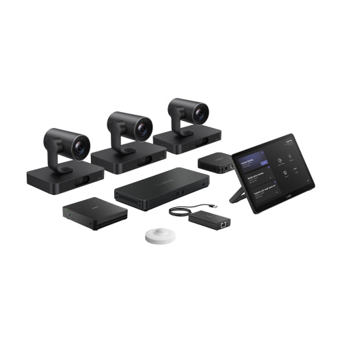 Yealink MVCS98-C5U Teams Room Kit, MCore 4, MTouch Plus, 3x SmartVision 80, AVHub, RCH40 E2, RoomSensor, BYOD Extender, 20x Zoom, AI Tracking, MVCS98-C5U-004