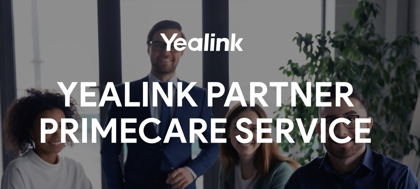 Yealink Partner PrimeCare for MVC/ZVC Small Room 3 Years Applicable to MVC320/340/400，MVC S40, ZVC400, PC-VCSR-3Y
