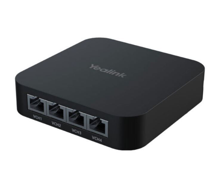 Yealink RCH40 E2 4-Port PoE Switch, Used For Connecting Yealink Meeting Room Cameras, Microphones & Speakers, RCH40-E2