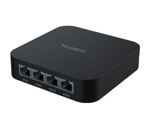 Yealink RCH40 E2 4-Port PoE Switch, Used For Connecting Yealink Meeting Room Cameras, Microphones & Speakers, RCH40-E2
