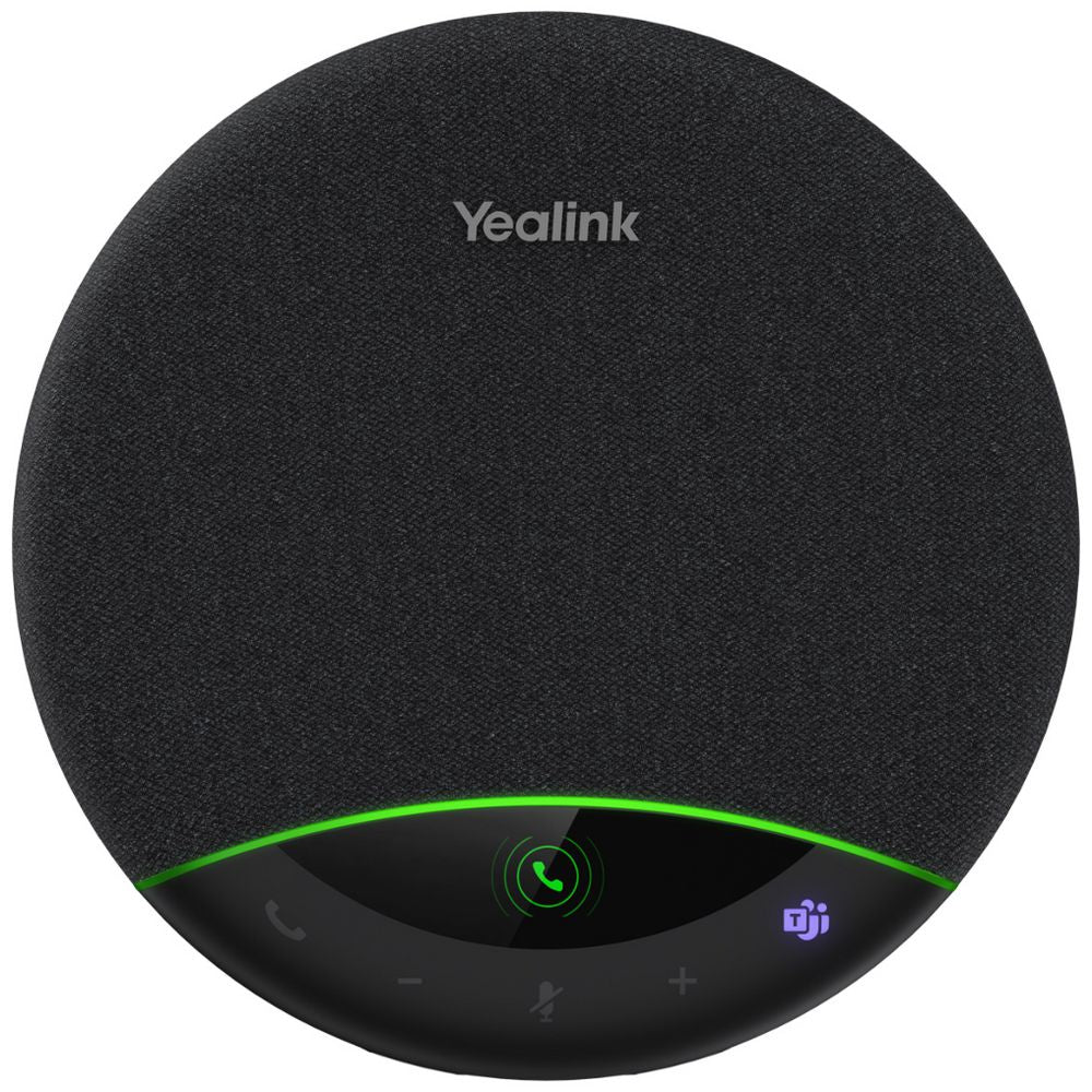 Yealink SP96 USB-C/A,AI Noise Cancellation,6 Mic for 5m All-round Voice Pick Up,65 mm Bluetooth Wireless Speaker,Full Duplex Audio & Echo Cancellation, SP96-C/A