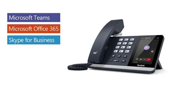 Yealink T55A -Teams Edition, IP Phone, 4.3' Screen, HD Voice, USB, Dual Gigabit, (Power Adapter & Wall Mount Bracket Optional) ( LS ), T55A-Teams