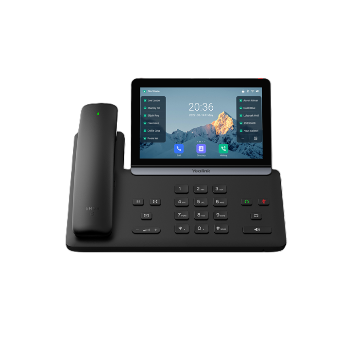 Yealink SIP-T88W Pro IP Phone, 7' Touchscreen, Android 13, HD Voice, Bluetooth Handset, Wi-Fi 6, Dual USB, PoE, SIP-T88W-PRO