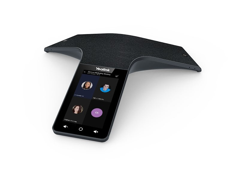 Yealink CP965 Flagship HD IP Teams Conference Phone, Android, 5'' Touch Screen, HD Audio, Noise Proof Technology, 6-Meter Microphone Pickup Range, TEAMS-CP965