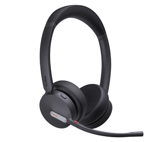 Yealink WH64 Hybrid Dual Teams DECT Wireless Headset, DECT & Bluetooth Wireless Technology, 3-Mic Noise Cancellation, DECT Dongle USB-A WDD60, WH64-H-D-MS
